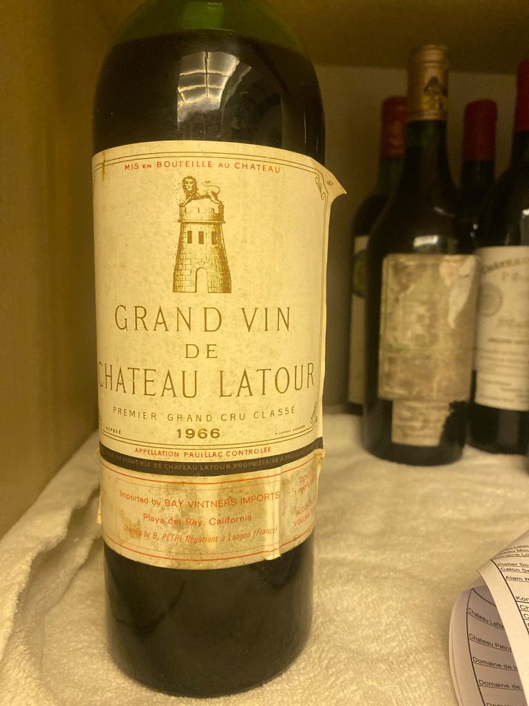 ワイン GRAND VIN DE CHATEAU LATOUR 1968 1968 Château Latour Grand Vin - CellarTracker