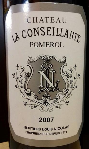 ワイン Chateau La Conseillante Pomerol 2000 La Conseillante