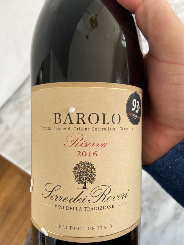 2016 Serre dei Roveri Barolo Riserva, Italy, Piedmont, Langhe, Barolo ...