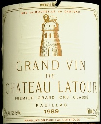 1989 Château Latour Grand Vin, France, Bordeaux, Médoc, Pauillac 