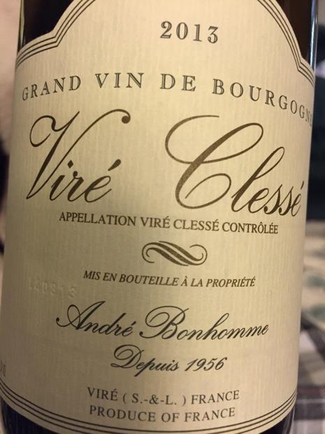 2023 Domaine André Bonhomme Viré-Clessé - CellarTracker