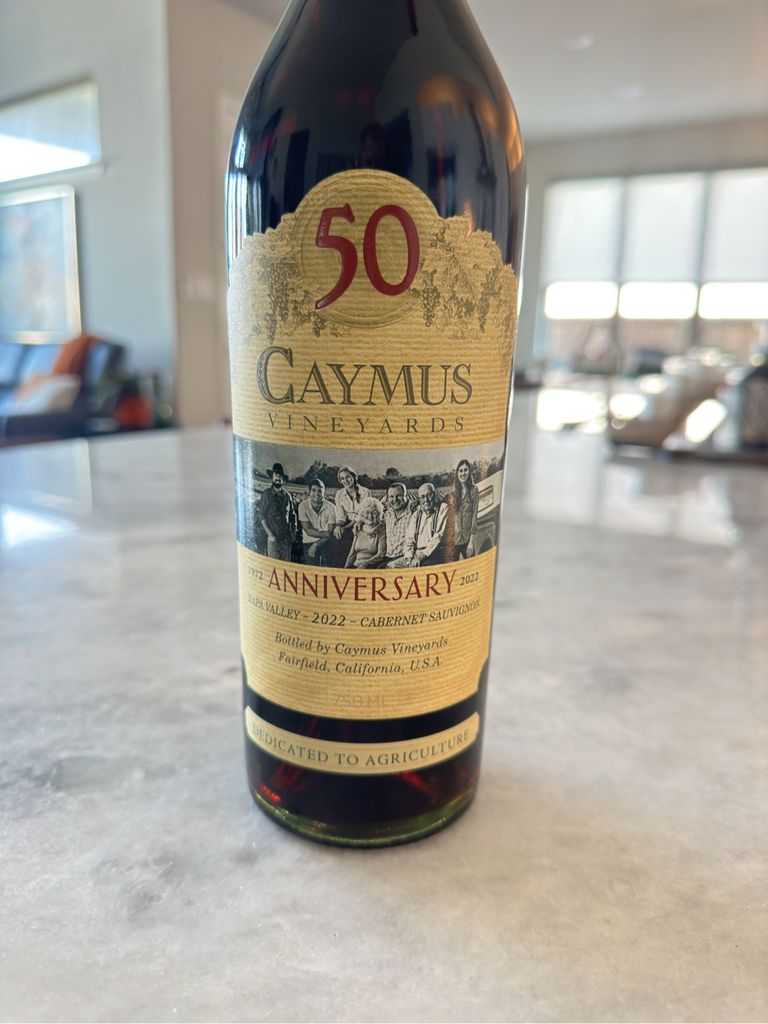 2022 Caymus Cabernet Sauvignon 50th Anniversary - CellarTracker