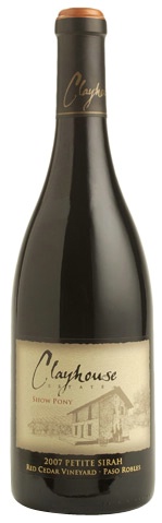 Petite sirah clayhouse estate glass 750ml (183276000445)