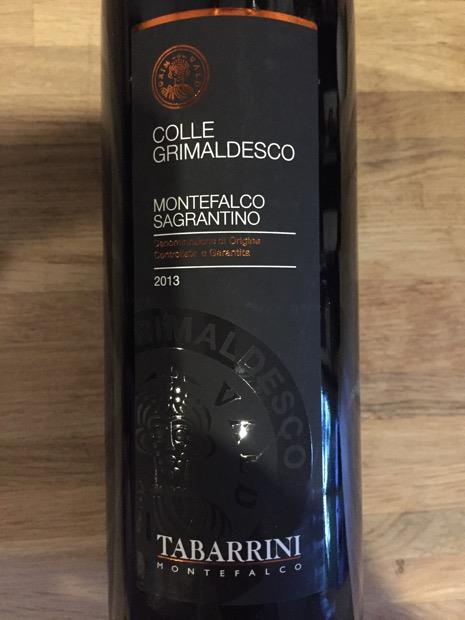 2013 Tabarrini Montefalco Sagrantino Passito Colle Grimaldesco, Italy ...