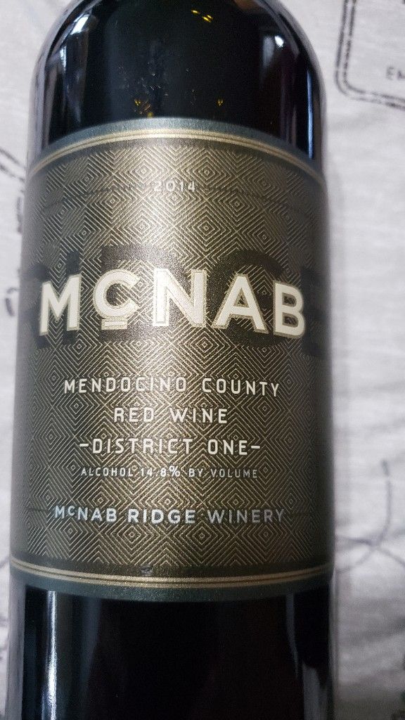 2013 McNab Ridge District One, USA, California, North Coast, Mendocino