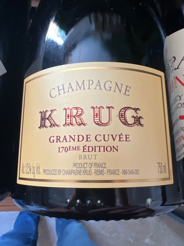 KRUG BRUT GRANDE CUVEE MV 170TH EDITION - Fine Wine Cellars