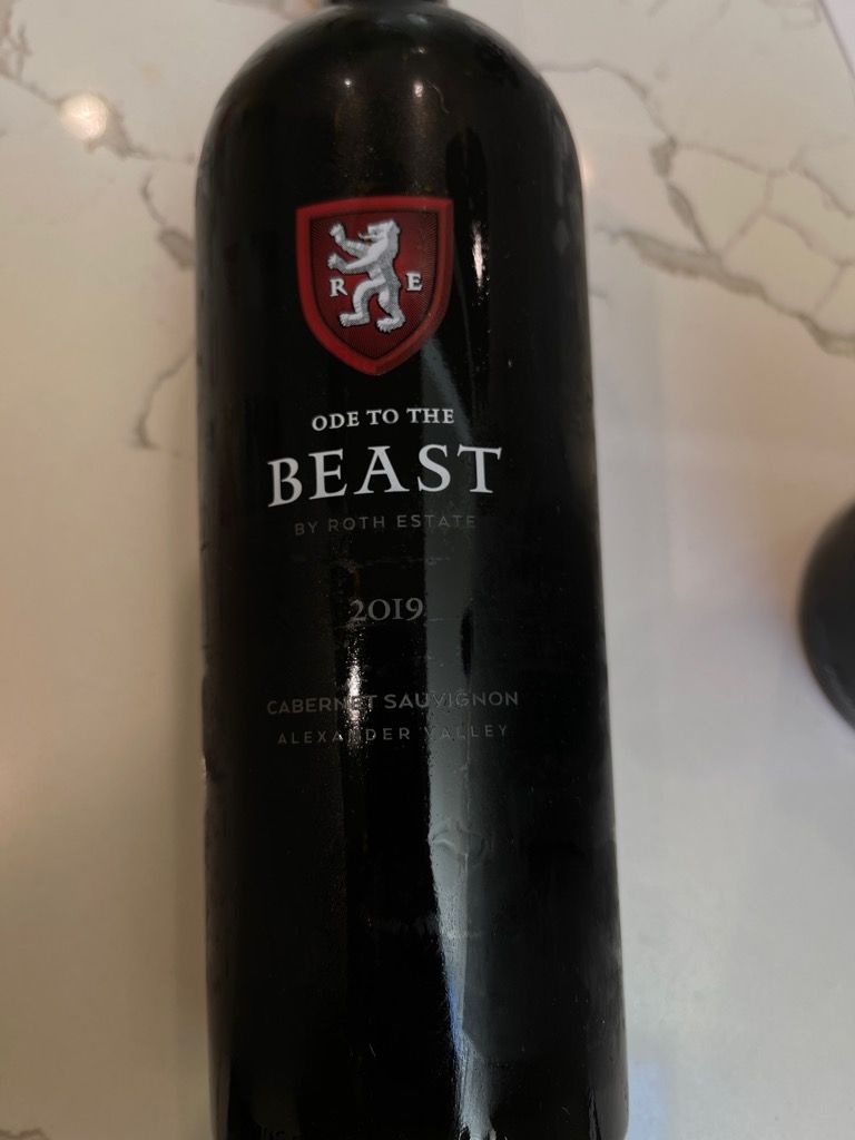 2019 Roth Estate Sauvignon Ode to the Beast, USA, California