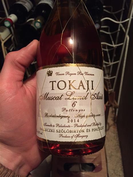 2017 Pauleczki Szölobirtok Tokaji Muscat Lunel Aszu 6