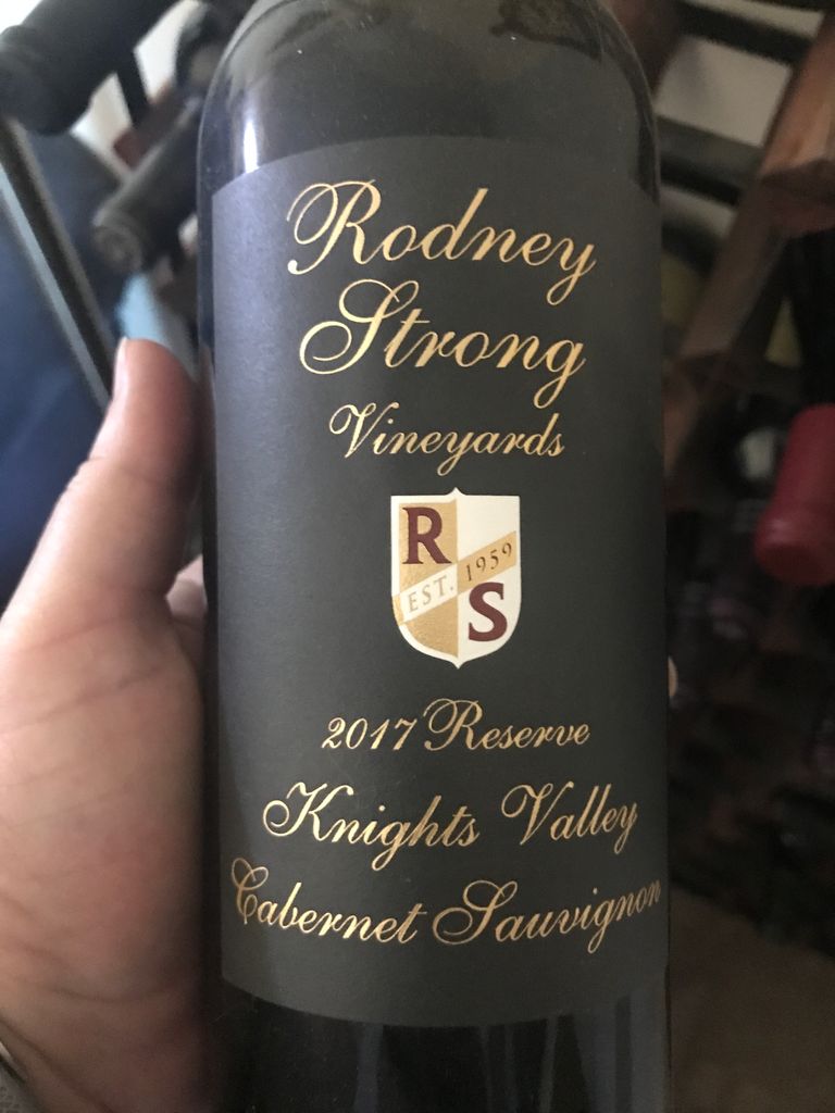 2017 Rodney Strong Cabernet Sauvignon Reserve Knights Valley Usa