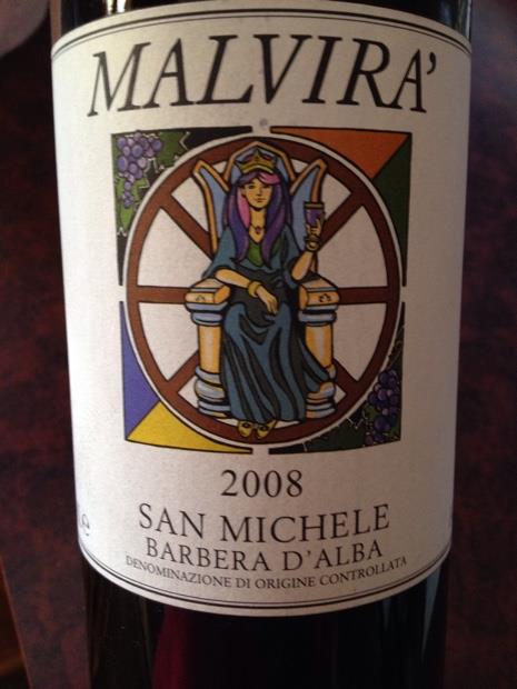 2007 Malvira Barbera d Alba San Michele CellarTracker