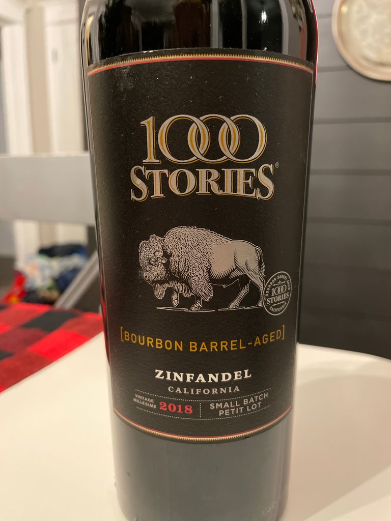 2020 1000 Stories Bourbon Barrel Aged Zinfandel