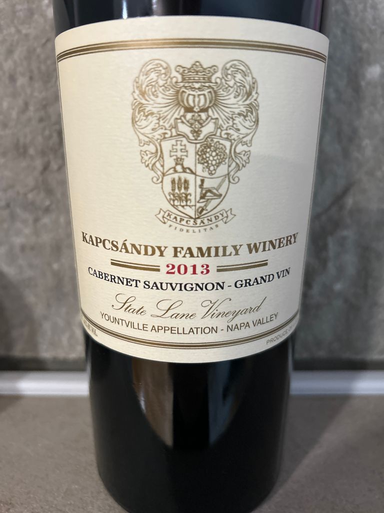 2009 Kapcsándy Family Winery Estate Cuvée State Lane
