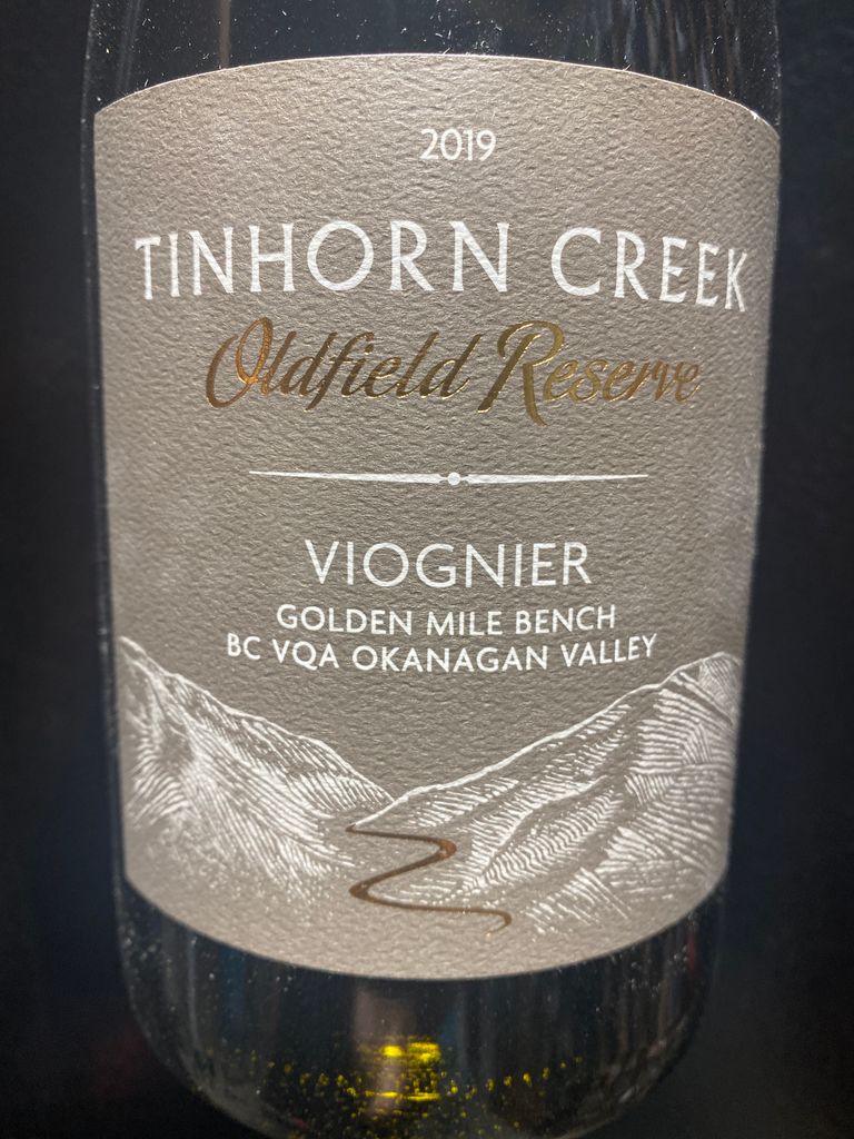 2019 Tinhorn Creek Viognier Oldfield Reserve, Canada, British Columbia, Okanagan Valley