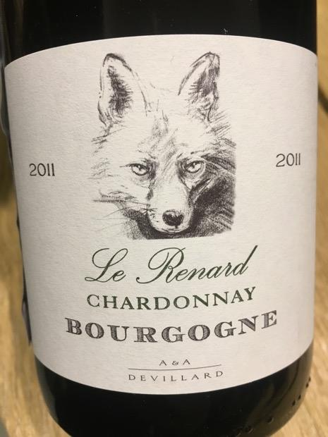 2011 Domaines Devillard Bourgogne Blanc Le Renard France Burgundy Bourgogne Blanc CellarTracker