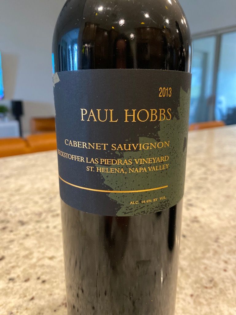 ポールホブスPaul Hobbs 2013 Cabernet Sauvignon 2013 Paul Hobbs Cabernet Sauvignon Beckstoffer Las Piedras