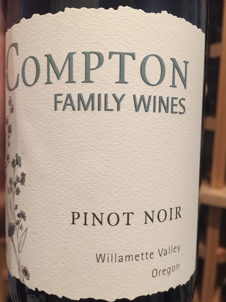 Compton Labels NV Compton Pinot Noir, USA, Oregon, Willamette Valley - CellarTracker