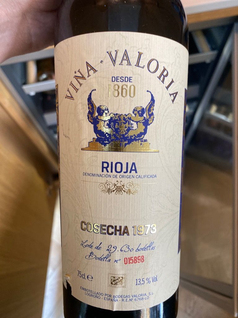 Vina Valoria Rioja 1973 赤ワイン 1973 Viña Valoria Rioja Gran Reserva - CellarTracker