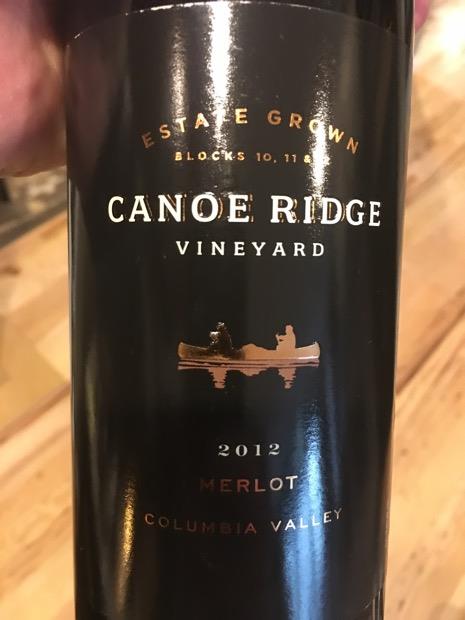 2012 Canoe Ridge Merlot, USA, Washington, Columbia Valley, Horse Heaven ...