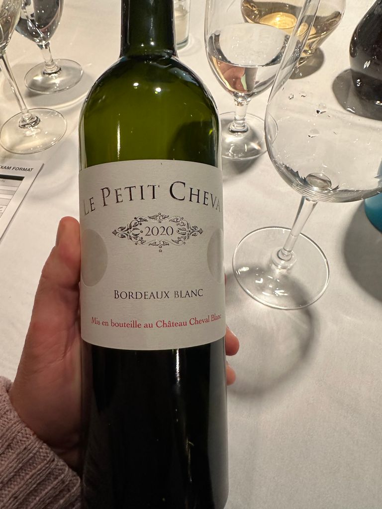 2020 Château Cheval Blanc Le Petit Cheval Bordeaux Blanc