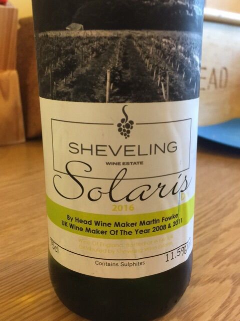 2018 Sheveling Solaris Holmfirth Vineyard United Kingdom England