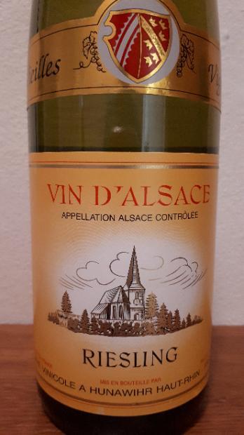 Hunawihr Riesling 2017 Cave Vinicole de Hunawihr Riesling Haut-Rhin Vieilles Vignes ...
