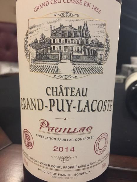 Nybegynder bekendtskab sejr 2015 Château Grand-Puy-Lacoste - CellarTracker