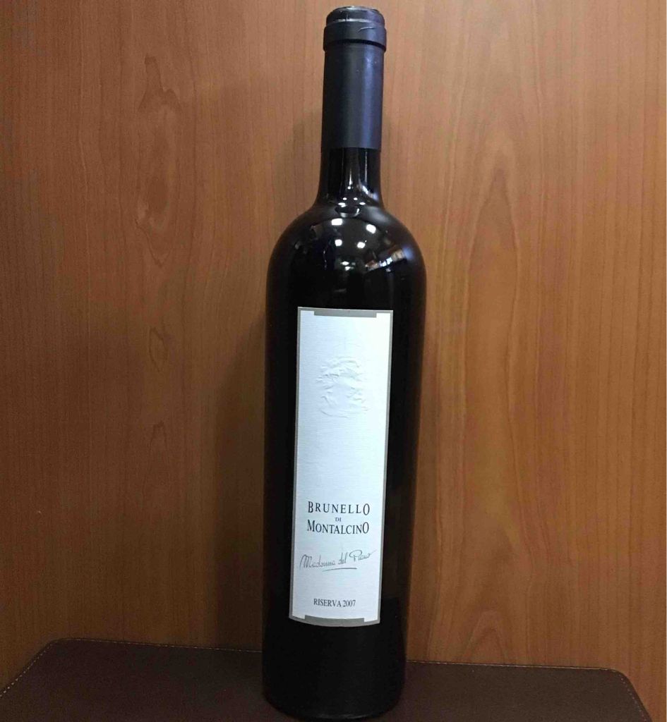 【winewineさま】レコステ　ビアンコ　デルパイーノ2007年　「⑦」 2007 Valdicava Brunello di Montalcino Riserva Madonna del Piano
