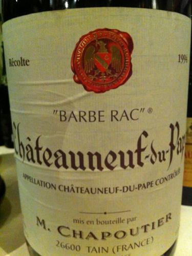 1994 M. Chapoutier Châteauneuf-du-Pape Barbe Rac | Wineismylife