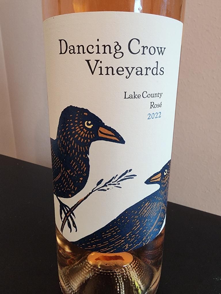 2022 Dancing Crow Vineyards Rosé Lake County, USA, California, North ...