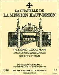2011 Château La Mission Haut-Brion La Chapelle de La Mission Haut-Brion -  CellarTracker
