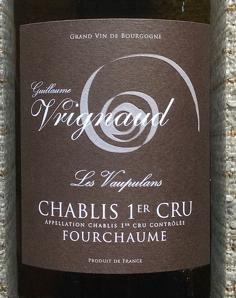 2015 Domaine Vrignaud Chablis Fourchaume Les Vaupulans, France, Burgundy, Chablis, Chablis 1er Cru - CellarTracker