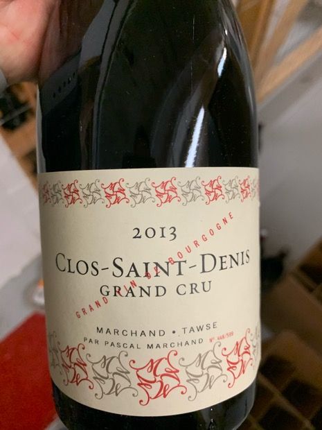 2014 Marchand & Tawse / Pascal Marchand Clos Saint-Denis