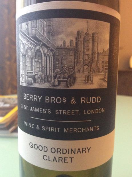 2012 Berry Bros. & Rudd Good Ordinary Claret - CellarTracker