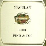 Maculan pino&toi glass 750ml (987090110836)