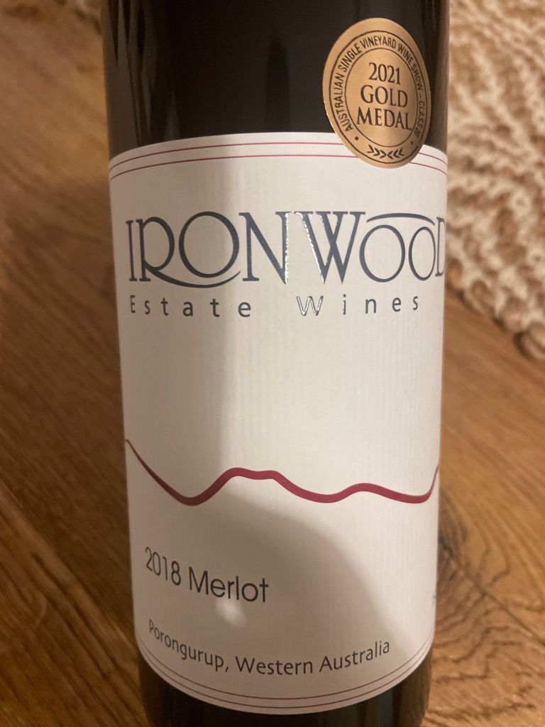 2018 Ironwood Estate Merlot Porongurup, Australia, Western Australia, South West Australia