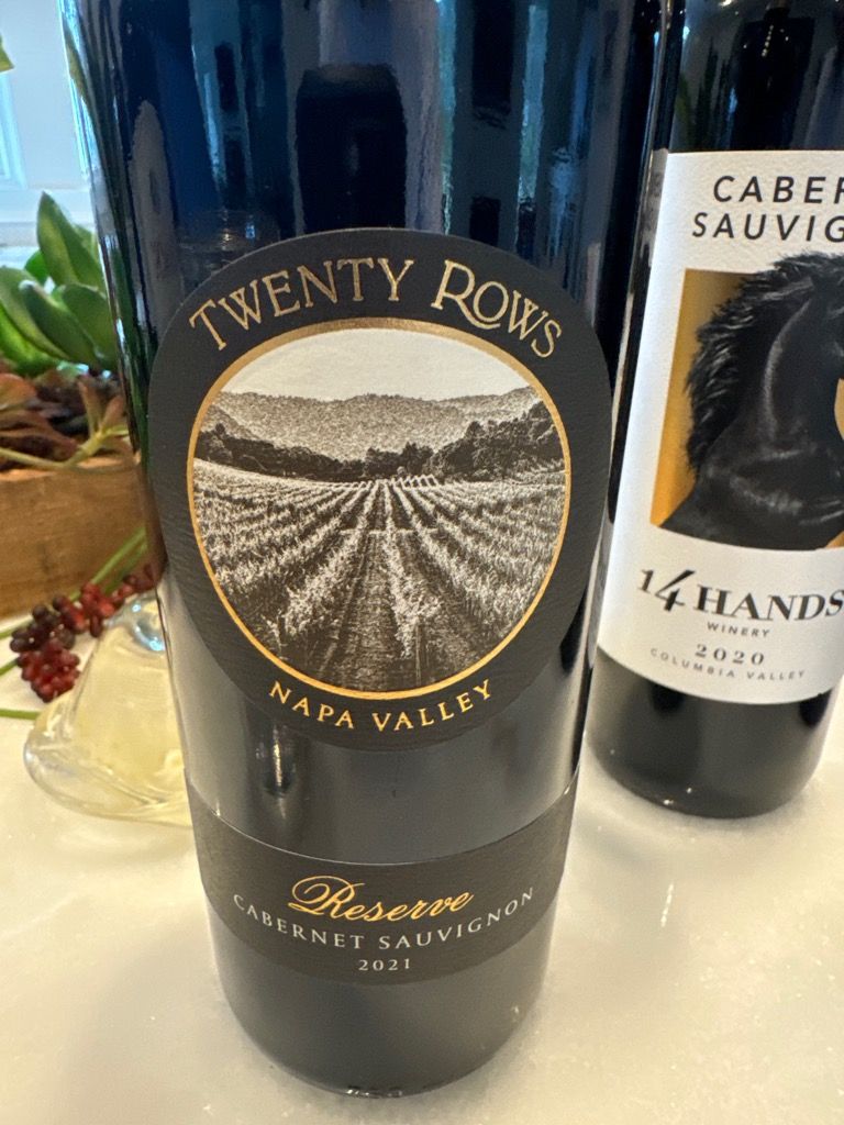 2022 Twenty Rows Cabernet Sauvignon Reserve, USA, California, Napa ...