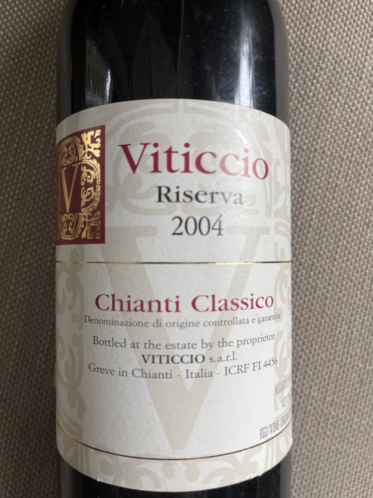 2004 Fattoria Viticcio Chianti Classico Riserva, Italy, Tuscany ...