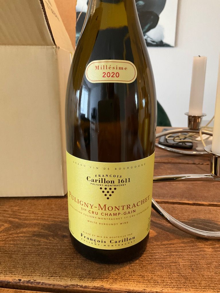 2020 Francois Carillon Puligny-Montrachet 1er Cru Les Champs-Gain ...