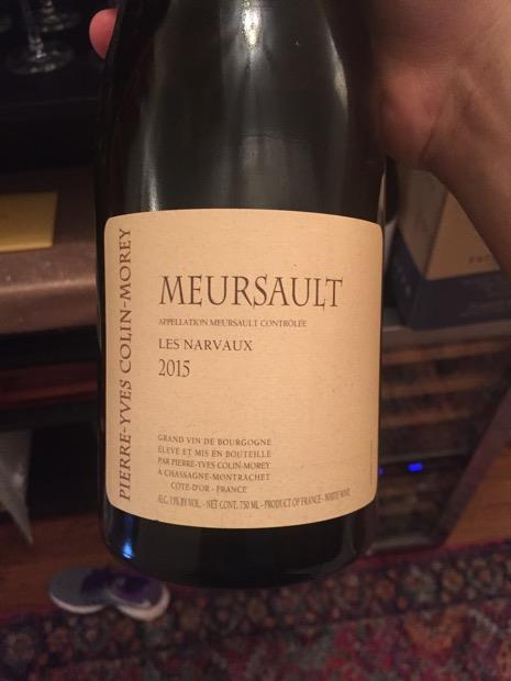 2015 Pierre-Yves Colin-Morey Meursault Les Narvaux - CellarTracker