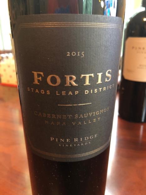 2015 Pine Ridge Vineyards Cabernet Sauvignon Fortis, USA ...
