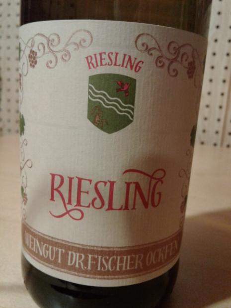 2013 Dr. Fischer Riesling Steinbock, Germany, Mosel Saar Ruwer ...