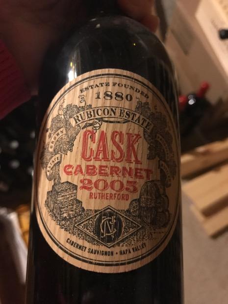 2005 Rubicon Estate Cabernet Sauvignon Cuvée Rutherford