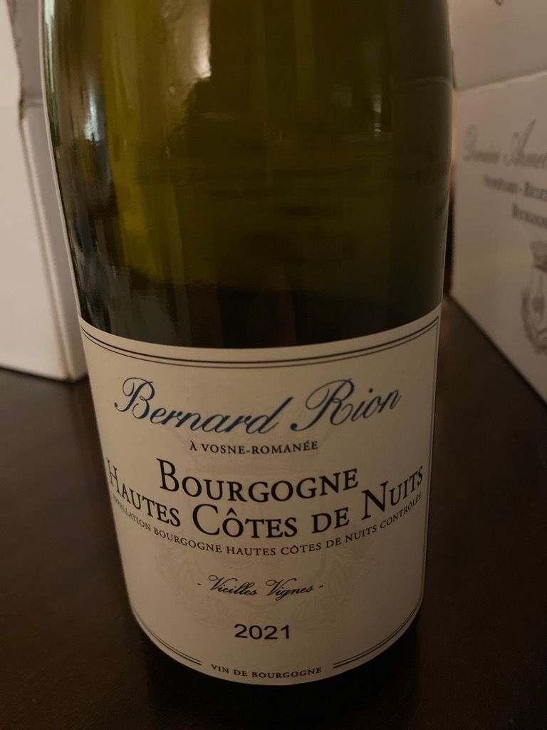 2023 Domaine Armelle et Bernard Rion Bourgogne Hautes-Côtes de Nuits ...