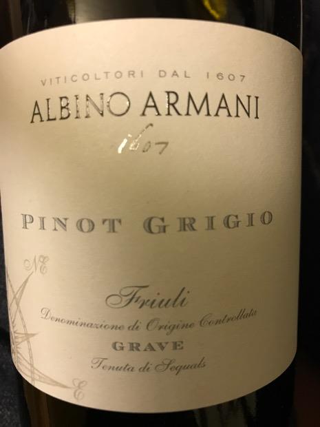 2017 Albino Armani Friuli Grave Pinot Grigio CellarTracker