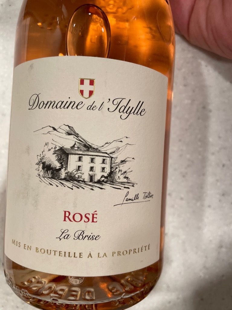 2021 Domaine de L'Idylle Vin de Savoie La Brise Rosé, France, Savoie