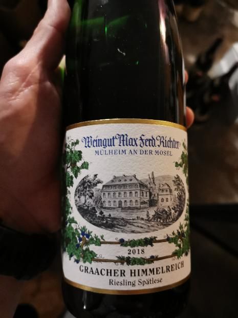 2018 Weingut Max Ferd Richter Graacher Himmelreich Riesling Sp tlese 