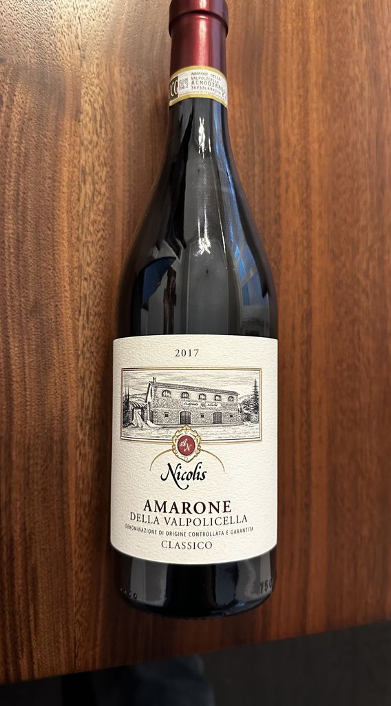 2017 Nicolis Angelo e figli Amarone della Valpolicella Classico, Italy ...