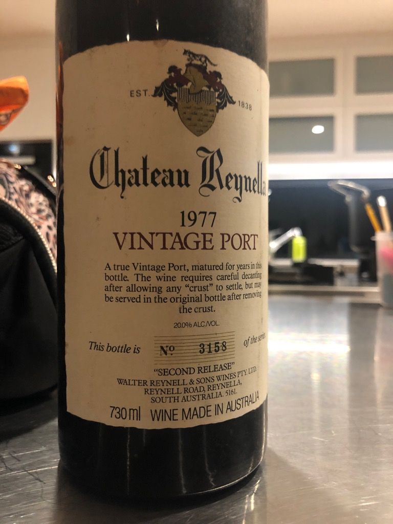 1997 Chateau Reynella Vintage Port www.apidofarm.com