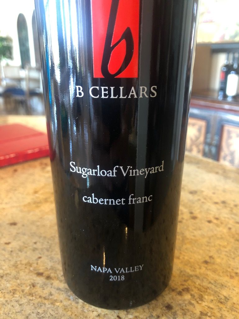 2018 B Cellars Cabernet Franc Sugarloaf Vineyard, USA, California, Napa ...