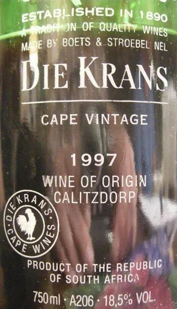 cape vintage port
